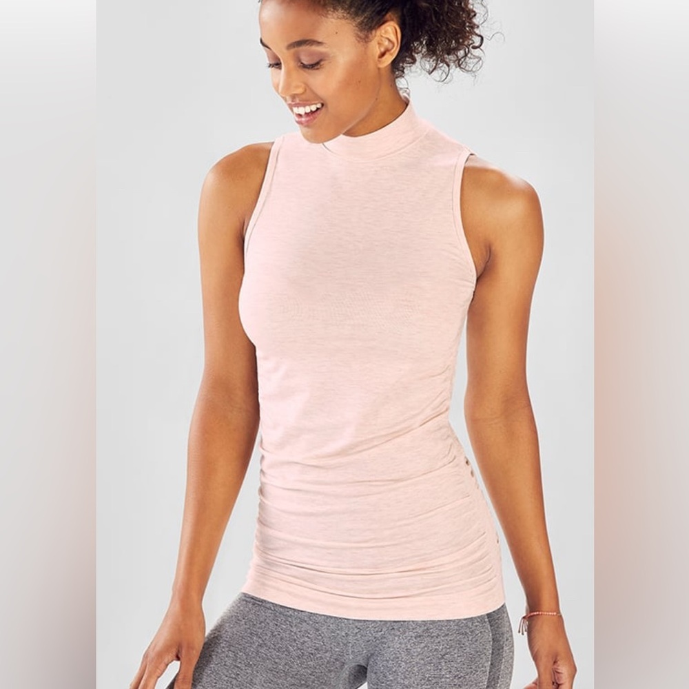 Fabletics Seamless Mock Neck Tank Large